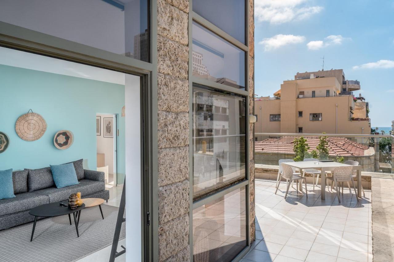 Superbe Apt Avec Terrasse Tres Proche De La Mer ! Tel-Aviv Kültér fotó