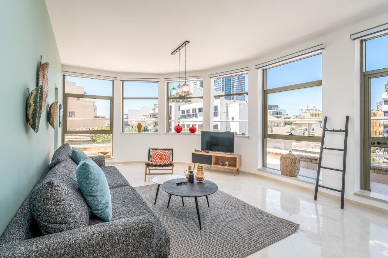 Superbe Apt Avec Terrasse Tres Proche De La Mer ! Tel-Aviv Kültér fotó